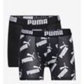 PUMA BOYS AOP BOXER 2P black 122/8