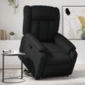 Relaxsessel Mit Aufstehhilfe Elektrisch Kunstleder Schwarz | Mit Massage: Nein | Modell: Manuelles Neigesystem