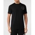 T-Shirt PLEIN SPORT "Carbon Tiger", Herren, Gr. XXL, schwarz (02, schwarz), Obermaterial: 100% Baumwolle, Shirts