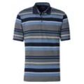 Poloshirt CASAMODA "CASAMODA Polo-Shirt gestreift", Herren, Gr. 4XL, blau, 50% Baumwolle, 50% Polyester, Shirts