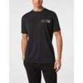 T-Shirt PLEIN SPORT "Racing", Herren, Gr. 4XL, schwarz (02, schwarz), Obermaterial: 89% Polyamid, 11% Elasthan, Shirts