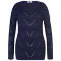 V-Pullover Anna Aura blau