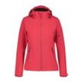 Softshelljacke ICEPEAK "D SOFTSHELLJACKE BATHGATE", Damen, Gr. 38, raspberry 2, Softshell, Obermaterial: 100% Polyester, sportlich, normal, Langarm, Jacken, Wasserabweisend