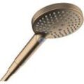 hansgrohe Raindance Select S 120 EcoSmart Handbrause 26516140 Brausekopf Ø 125mm, 3jet, 5,7 l/min, brushed bronze