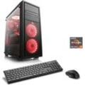 CSL Gaming-PC "HydroX V28340", schwarz, Microsoft Windows 11 Home, 32 GB RAM 2000 GB SSD, Computer