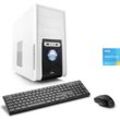 CSL PC "Speed V21812", weiß, Microsoft Windows 11 Home (64 Bit), 8 GB RAM 500 GB SSD, Computer
