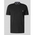 Regular Fit Poloshirt mit Stehkragen