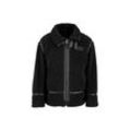 Bomberjacke ALPHA INDUSTRIES "Alpha Industries Men - Bomber Jackets B-3 Teddy", Herren, Gr. 2 XL, schwarz, Obermaterial/Futter/Füllung: 100% Polyester, Jacken