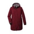 Parka STOY "STW 11 WMN PRK", Damen, Gr. 44, rot (weinrot), Oberstoff: 100% Polyester, Futter: 100% Polyester, Wattierung: 100% Polyester, sportlich, Jacken, Wasserdichter, atmungsaktiver Damenparka mit abnehmbarer Kapuze