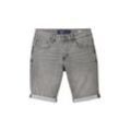 TOM TAILOR Herren TTJOSH Regular Slim Jeans Shorts, grau, Uni, Gr. 36