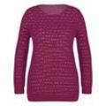 Rundhals-Pullover Anna Aura pink, 54