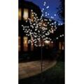 LED Baum BONETTI, schwarz, H:220cm, Lampen, Weihnachtsdeko