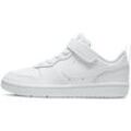 Sneaker NIKE SPORTSWEAR "COURT BOROUGH LOW 2", Gr. 28,5, weiß (weiß, weiß, weiß), Synthetik, Leder, unifarben, sportlich, Schuhe, Design auf den Spuren des Air Force 1