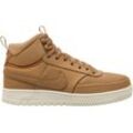 Sneaker NIKE SPORTSWEAR "COURT VISION MID WINTER", Gr. 42, gelb (elemental, gold, elemental, gold, sail), Leder, Synthetik, sportlich, Schuhe