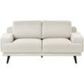 2-Sitzer Sofa Stoff hellbeige DALUM