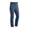 Funktionshose MAIER SPORTS "Nil", Herren, Gr. 102, Langgrößen, blau (jeansblau), 90% Polyamid, 10% Elasthan, Hosen, Herren Wanderhose, atmungsaktive Outdoor-Hose mit Roll up Funktion