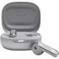 JBL Live Flex True Wireless, In-ear Kopfhörer Bluetooth Silber