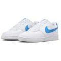 Sneaker NIKE SPORTSWEAR "Court Vision Low Next Nature", Gr. 41, weiß (weiß, blau), Synthetik, sportlich, Schuhe