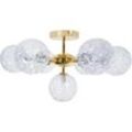 Deckenlampe ANADYR Glas Blau