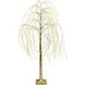 Outdoor Weihnachtsbeleuchtung LED Tannenbaum 180 cm gold BALIONI