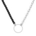 Collier "mit Ziersteinen, Silber 925", silber, GIORGIO MARTELLO MILANO, Halsketten, Damen, 45cm, Silber 925 (Sterlingsilber)