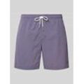 Relaxed Fit Badeshorts mit Logo-Stitching