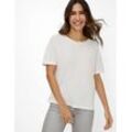 Brax Damen Shirt Style CAELEN, cremeweiß, Gr. 34