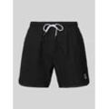 Relaxed Fit Badeshorts mit Strukturmuster