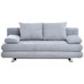 Carryhome Schlafsofa , Hellblau , Textil , 2-Sitzer , Füllung: Schaumstoff , 196x74x90 cm , Stoffauswahl, Liegefunktion, Rücken echt , Kinder- &