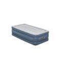 Bestway Luftbett , Grau, Hellblau , Kunststoff , 97x51x191 cm , RoHS, Dekra , integrierte elektrische Pumpe, beflockte Schlafseite , Schlafzimmer,