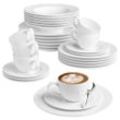 Seltmann Weiden Kombiservice Zoe Fine Diamond , Weiß , Keramik , 30-teilig , 240 ml,240 ml , Essen & Trinken, Geschirr, Geschirr-Sets, Kombiservice