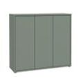 Xora Schuhschrank Alice Springs , Salbeigrün , Holzwerkstoff , 8 Fächer , 110x100x35 cm , Typenauswahl, stehend , Garderobe, Schuhaufbewahrung,