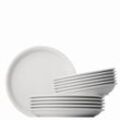 Thomas Tafelservice Trend weiß , Weiß , Keramik , 12-teilig , 31.6x28.2x31.6 cm , robust, lebensmittelecht , Essen & Trinken, Geschirr, Geschirr-Sets,