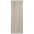 Boxxx Fertigvorhang , Beige , Textil , Uni , 140x245 cm , für Stange und Schiene geeignet, mit Kombiband , Wohntextilien, Gardinen & Vorhänge,