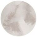 Esprit Hochflorteppich Alice , Greige , Textil , Uni , rund , Textiles Vertrauen - Oeko-Tex®, Hohenstein, Oeko-Tex® Standard 100 , für Fußbodenheizung