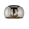 Fischer & Honsel Deckenleuchte Dima , Schwarz , Metall, Glas , 22 cm , Lampen & Leuchten, Innenbeleuchtung, Deckenleuchten