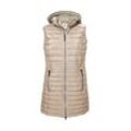 Steppweste "GS 70 WMN QLTD VST", Damen, Gr. 36, beige (hellbeige), Oberstoff: 100% Polyester, Futter: 100% Polyester (recycelt), Wattierung: 100% Polyester, G.I.G.A. DX BY KILLTEC, sportlich, Westen, Steppweste, atmungsaktiv, winddicht, wasserabweisend