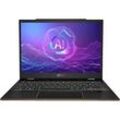 MSI Summit 13 AI + Evo A2VMTG-007, Copilot+ PC, Business Notebook, mit 13,3 Zoll Display, Intel® CoreTM Ultra 7,258V Prozessor, 32 GB RAM, 1 TB SSD Arc® GPU, Schwarz (Ink Black)/Rose Gold, Windows 11 Pro (64 Bit)