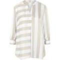 Bluse V-Ausschnitt Peter Hahn weiss, 42