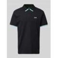 Regular Fit Poloshirt mit Label-Print Modell 'Paddy Lux Heritage'