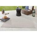 Teppich NORTHRUGS "Match" Gr. 2, beige (creme), B:80cm H:8mm L:150cm, Kunstfaser, Teppiche, In-& Outdoor, Kurzflor, Läufer, Modern, Unifarben, Wohnzimmer, Balkon