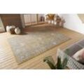 Teppich NORTHRUGS "Luxor", gold (goldfarben), B:230cm H:3mm L:340cm, Polypropylen (PP), Teppiche, In-& Outdoor, Läufer, Wetterfest, Balkon, Wohnzimmer, Orient