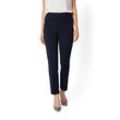 Jerseyhose "HERMANN LANGE Collection Jerseyhose Wohlfühlhose Business", Damen, Gr. 38, Normalgrößen, blau (marine), 96% Polyester, 4% Elasthan, HERMANN LANGE COLLECTION, Hosen