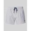 Relaxed Fit Badeshorts mit Strukturmuster Modell 'Velvetfish'