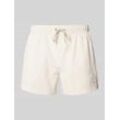 Relaxed Fit Badeshorts mit Strukturmuster Modell 'Velvetfish'