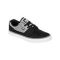 Sneaker DC SHOES "Tonik Tx Se", Gr. 10,5(44), schwarz, schwarzchambray, Obermaterial: Textil (Baumwolle) / Futter: Textil / Außensohle: Gummi, Schuhe