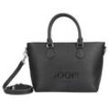 Henkeltasche JOOP JEANS "lettera 1.0 ketty handbag shz", Damen, Gr. B/H/T: 27,5cm x 22cm x 11cm, schwarz, Lederimitat, Taschen, Shopper Umhängetasche Schultertasche Handtasche Damen