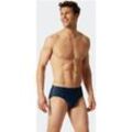 SCHIESSER Badehose mit Reißverschluss-Tasche Wirkware recycelt feiner Streifen admiral - Nautical Casual 6 male