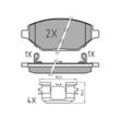 MEYLE Bremsbelagsatz, Scheibenbremse MEYLE-ORIGINAL: True to OE. vorne rechts links mit Zubehör für GENERAL MOTORS OPEL CHEVROLET 42439339 1605325 423