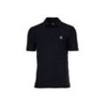 Poloshirt ARMANI EXCHANGE "Poloshirt", Herren, Gr. L, blau (marine), Obermaterial: 100% Baumwolle CO., Kurzarm, Shirts